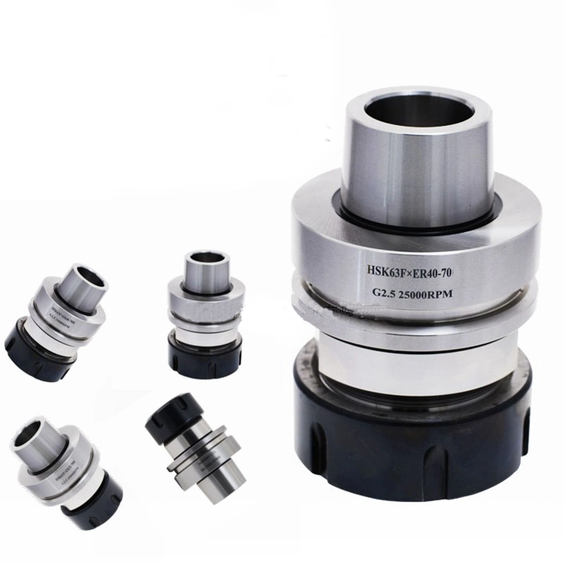 Lathe Machine Tools Spindle Hsk Er Collet Chuck Clamp Holder Shank Hsk63f Er32 Tool Holder