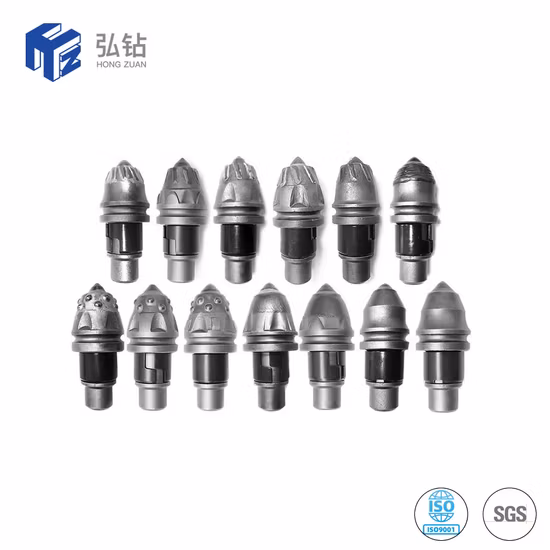 Strumenti per frantoio per alesatura di tunnel conici Utensili da taglio per trapano da miniera per l'estrazione mineraria